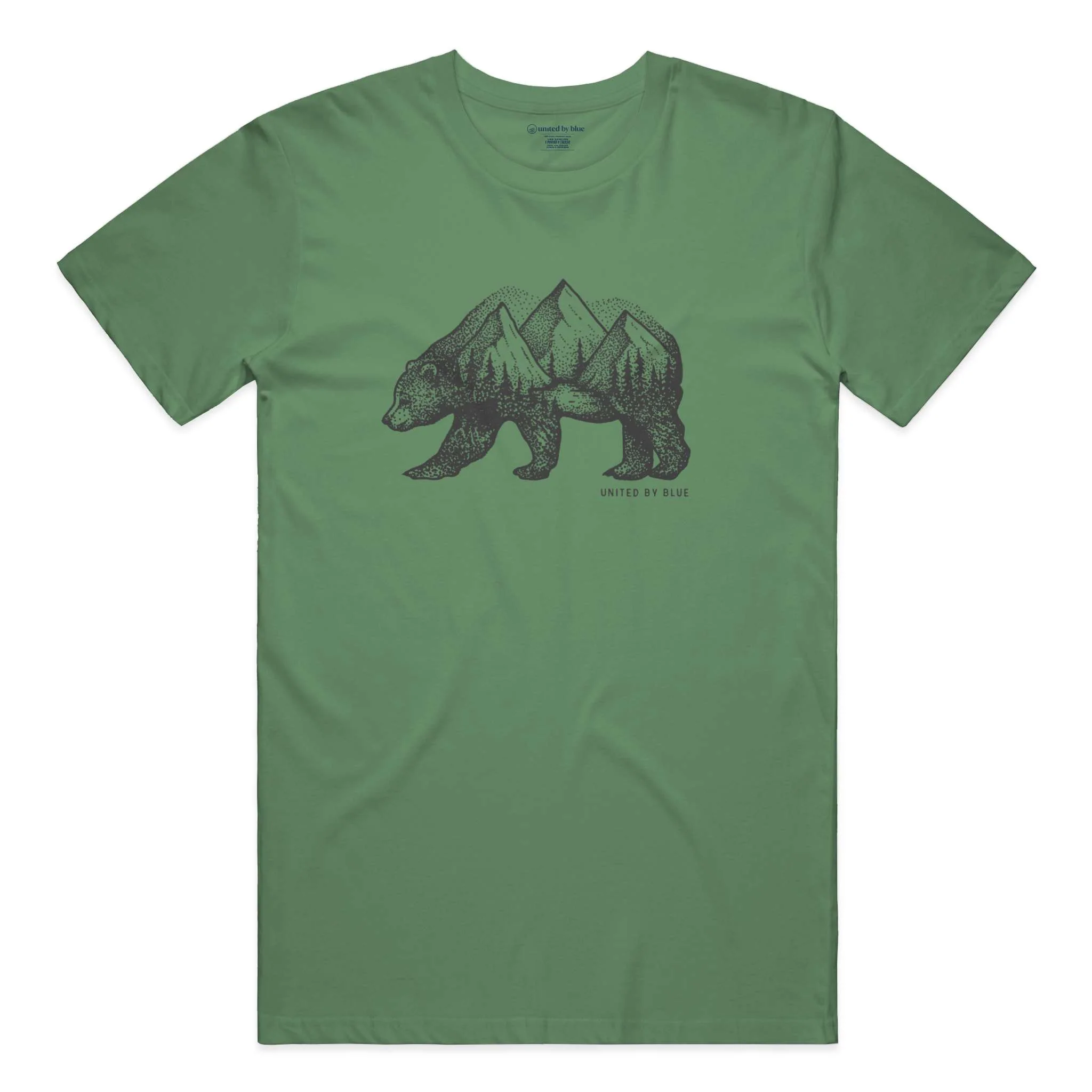 Unisex Graphic Tee in 100% Ringspun Cotton - Pine Bear